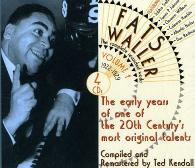 Fats Waller - The Complete Recorded Works, Vol. 1: Messin' Around with the Blues 1922-1929 - Import 4 CD