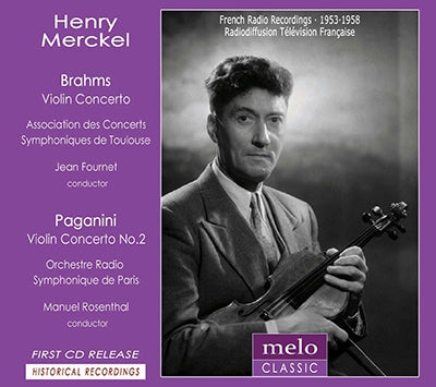 Henri Merckel - Henry Merckel plays Brahms, Bach and Paganini - Import CD