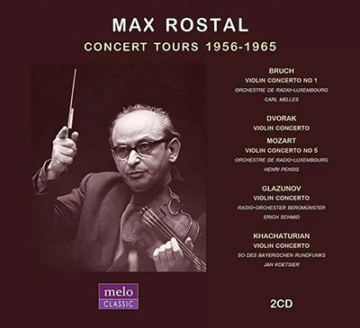 Max Rostal  - Concert Tours 1956-1965 - Import 2 CD