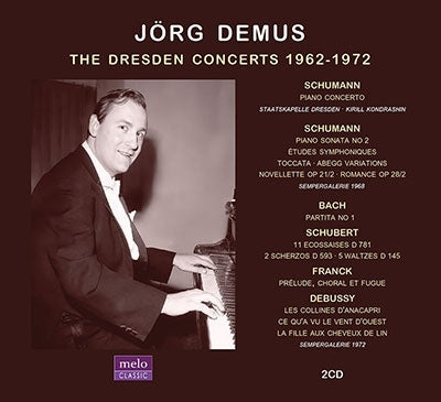 Jorg Demus - Dresden Concerts 1962-1972 - Import 2 CD