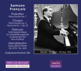 Sanson François - "Francois : Prokofiev, Chopin, Debussy, Mendelssohn (1960)" - Import CD