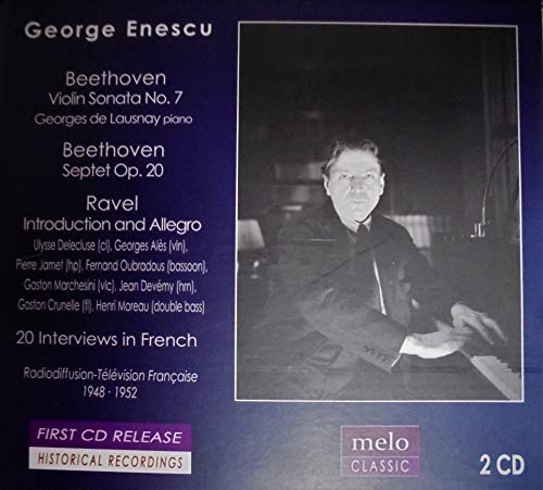 Beethoven (1770-1827) - "Beethoven Septet, Violin Sonta No.7, Ravel Introduction & Allegro : Enescu(Vn)etc - Import CD + CD Rom