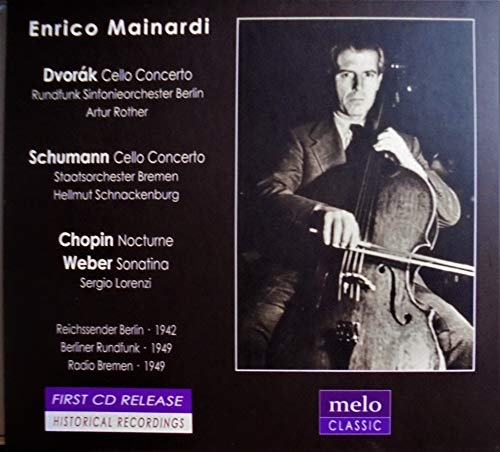 Dvorak, Antonin(1841-1904) - Cello Concerto: Mainardi(Vc)Rother / Berlin Rso +schumann: Schnackenburg / +chopin, Weber - Import CD