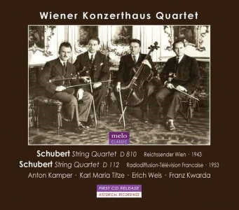Schubert (1797-1828) - String Quartet, 8, 14, : Vienna Konzerthaus Q - Import CD