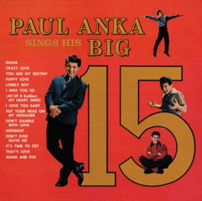 Paul Anka - Paul Anka Sings His Big 15 - Import Gold Colored Vinyl LP Record