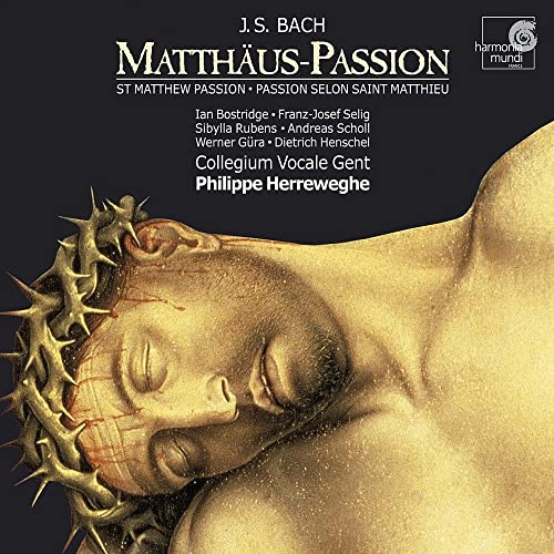 Bach (1685-1750) - Matthaus-Passion : Herreweghe / Collegium Vocale, Bostridge, ets (1998)(3CD) - Import 3 CD
