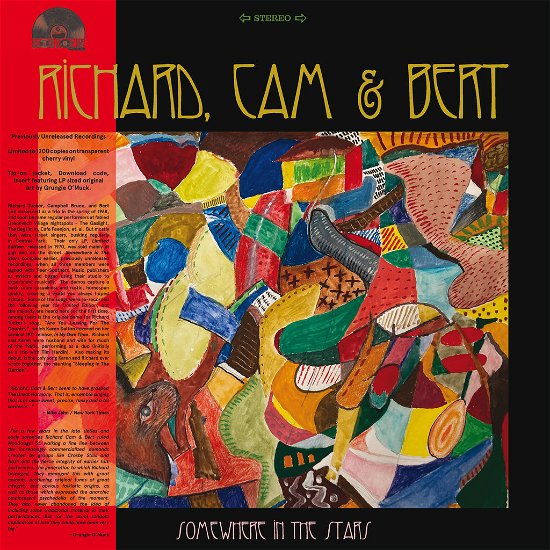 Richard, Cam & Bert - Somewhere In The Stars - Import Clear Vinyl LP Record Limited Edition