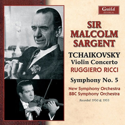 Ricci / New Symphony Orchestra / Sargent - Tchaikovsky: Violin Concerto Op.35, Symphony No.5 - Import CD