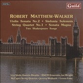 Various Artists - Matthew-Walker, Robert (1939-) Chamber Works, Vocal Mccapra Sq 植田リサ(Vn)Y.Fuller(S)Etc - Import CD