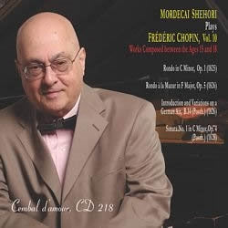 Mordecai Shehori - Chopin : Works Composed Between The Ages 15 & 18 - Import CD
