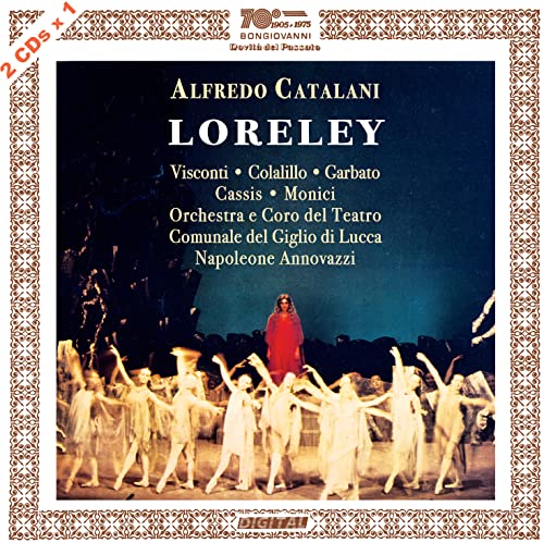 Catalani (1854-1893) - Loreley : Annovazzi / Teatro Comunal del Giglio de Lucca, P.Visconti, Colallio, Garbato, etc (1982 Stereo)(2CD) - Import 2 CD