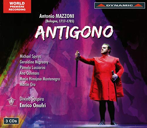 Mazzoni, Antonio (1717-1785) - L'Antigono : Onofri / Divino Sospiro, Spyres, Lucciarini, Oro, etc (2011 Stereo)(3CD) - Import 3 CD