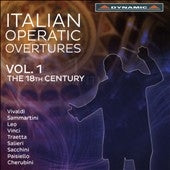 Various Artists -  Italian Operatic Overtures Vol.1 -The 18Th Century - Import CD