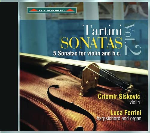 Tartini, Giuseppe (1692-1770) - Violin Sonatas Vol.2 : Siskovic(Vn)L.Ferrini(Cemb, Organ) - Import CD