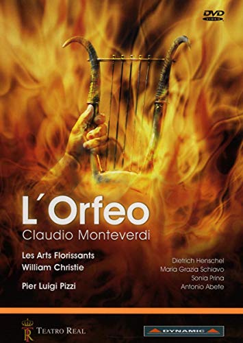 Monteverdi, Claudio (1567-1643) - L'Orfeo : Pizzi, Christie / Les Arts Florissants, D.Henschel, Schiavo, etc (2008 Stereo) - Import DVD