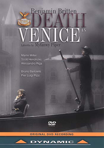 Britten (1913-1976) - Death in Venice : Pizzi, Bartoletti / Teatro La Fenice, M.Miller, Bitar, S.Hendricks, etc (2008 Stereo) - Import DVD
