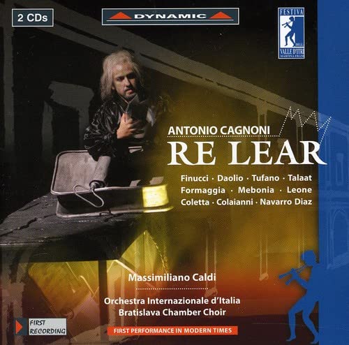 Cagnoni, Antonio (1828-1896) - Re Lear : Caldi / Italian International Orchestra, Finucci, Daolio, etc (2009 Stereo)(2CD) - Import 2 CD