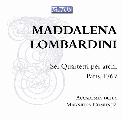 Accademia Della Magnifica Comunita - Six String Quartets / Paris 1769 - Import CD