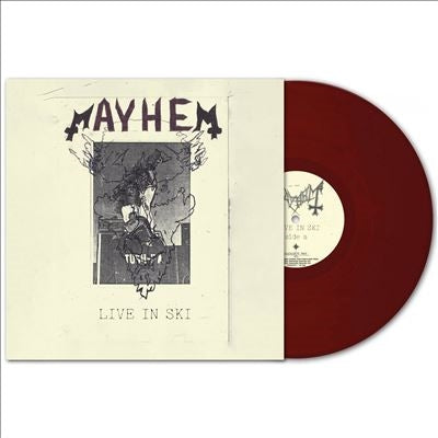 Mayhem - Live In Ski - Import Oxblood Red Vinyl With Etched B-Side LP Record
