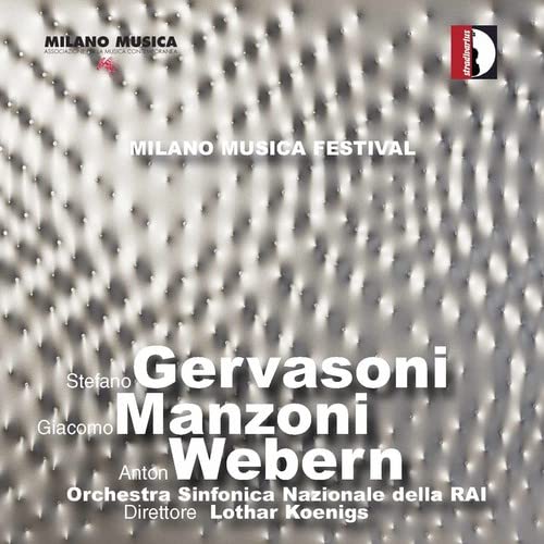 GERVASONI / MANZONI / WEBERN - Milan Music Festival Live 3 - Import CD