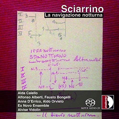 Sciarrino, Salvatore (1947-) - La Navigazione Notturna: A.alberti Bongelli D'errico Orvieto(P)Caiello(S)Ex Novo Ensemble - Import SACD Hybrid