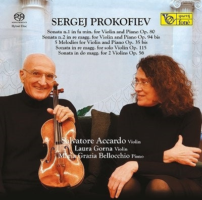 Prokifiev / Accardo, Salvatore - Prokifiev: Works For Solo & Accompanied Violin - Import 2 SACD Hybrid