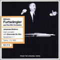 Wilhelm Furtwangler - Wilhelm Furtwangler and the RAI Orchestra - Brahms: Violin Concerto Op.77, Symphony No.1 Op.68 / Gioconda De Vito - Import 2 CD