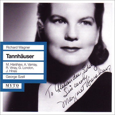 Wagner (1813-1883) - Tannhauser : Szell / MET Opera, Vinay, G.London, Harshaw, Varnay, Hines, etc (1954 Monaural)(3CD) - Import 3 CD
