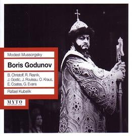 Mussorgsky, Modest (1839-1881) - Boris Godunov : Kubelik / Royal Opera House, Christoff, Resnik, Veasey, etc (1958 Monaural)(3CD) - Import 3 CD