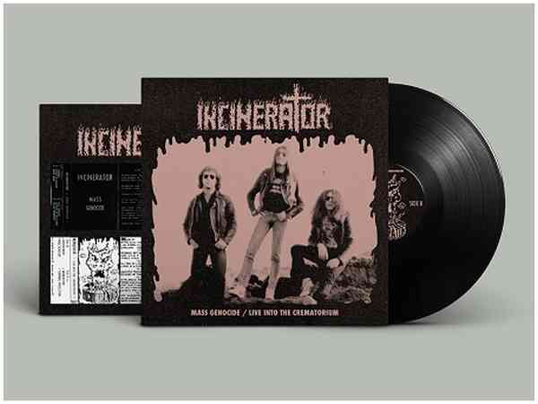 Incinerator - Mass Genocide / Live Into The Crematorium - Import Solid Black Vinyl LP Record