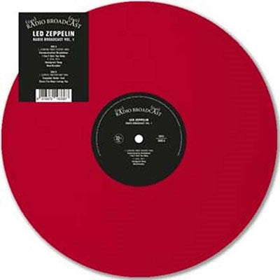 Led Zeppelin - Radio Broadcast Vol. 1 - Import Red Vinyl LP Record Limited Edition