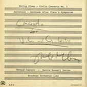 Renaud Capucon - Glass: Violin Concerto No.1; Bernstein: Serenade - Import CD