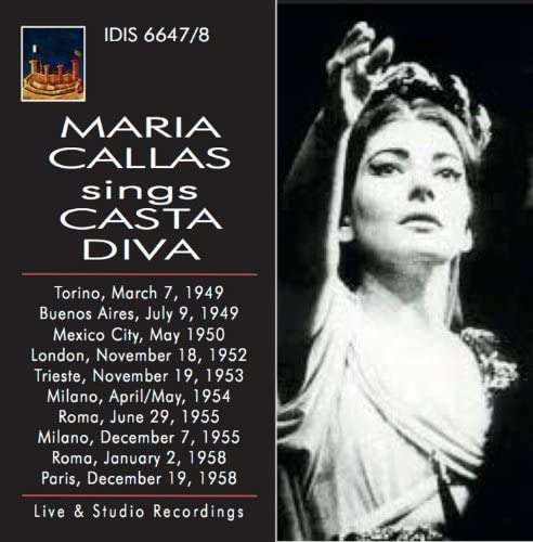 Bellini (1801-1835) - Maria Callas Sings Casta Diva -10 Performances 1949-1958 - Import 2 CD