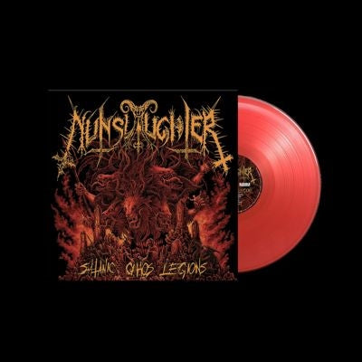 Nunslaughter - Satanic Chaos Legions - Import Red Vinyl LP Record Limited Edition