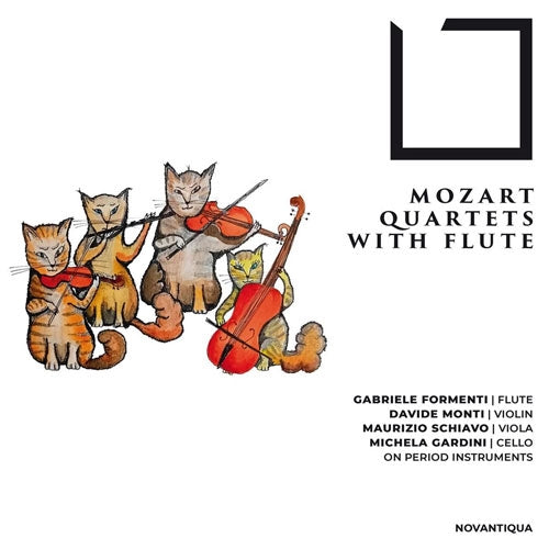 MOZART Quatuors avec flûte - Gabriele Formenti, Davide Monti, Maurizio Schiavo, - Import CD