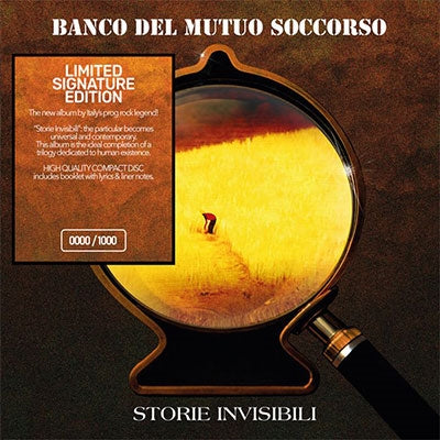 Banco Del Mutuo Soccorso  -  Storie Invisibili (Italian Version) (Numbered Autographed)  -  Import CD Digipak