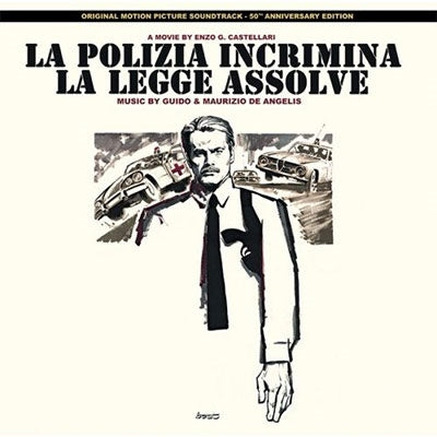 Guido & Maurizio de Angelis - La Polizia Incrimina La Legge Assolve - 50th Anniversary Edition - Import Red & Black 180g Vinyl LP Record