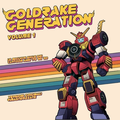 OST - Goldrake Generation Volume 1 - Import Crystal White Vinyl LP Record