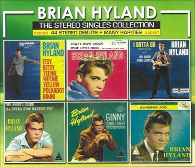 Brian Hyland - Stereo Singles Collection - Import 3 CD
