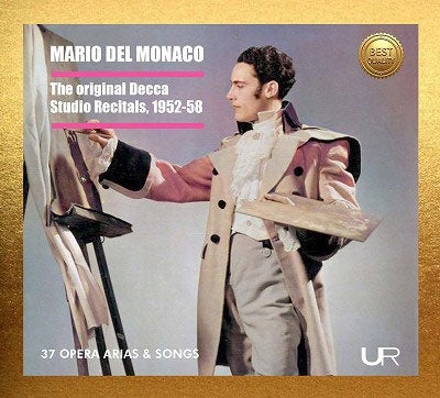 Mario Del Monaco+1 - The Original Decca Studio Recitals 1952-1958 - Import 2 CD