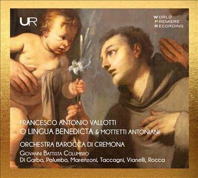 Govanni Battista Columbro - Vallotti: O Lingua Benedicta & Mottetti Antoniani - Import CD