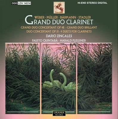 Zingales / Quintaba / Fleissner - Works for Clarinet Duo - Weber, Muller, Barmann, Stadler - Import CD