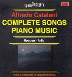 Lisa Houben, Filippo Arlia - Complete Songs, Piano Works : Lisa Houben(S)Filippo Arlia(P) - Import  CD