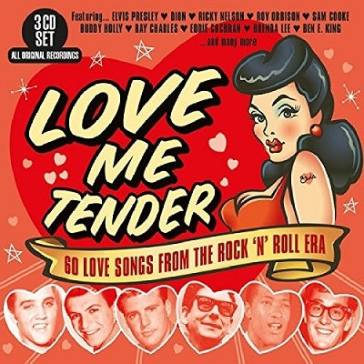 Various Artists - Love Me Tender : 60 Love Songs From the Rock 'N' Roll Era - Import 3 CD