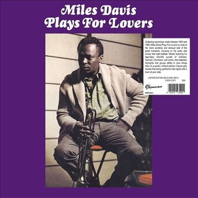 Miles Davis - Plays For Lovers - Import Clear Vinyl Record