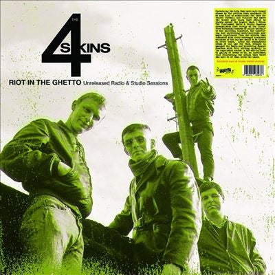 The 4 Skins - Riot In The Ghetto: Unreleased Radio & Studio Sessions - Import Colored Vinyl LP Record