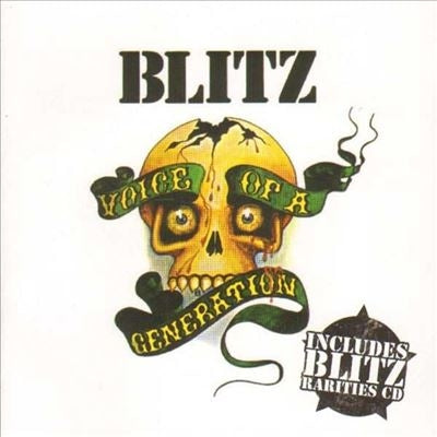 Blitz - Voice Of A Generation - Import Splatter Vinyl LP Record