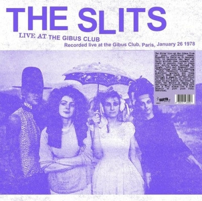 The Slits - Live At The Gibus Club - Import Purple Vinyl LP Record