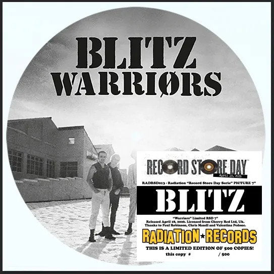 Blitz - Warriors - Import Record Store Day /Picture Vinyl 7-inch single Recurd