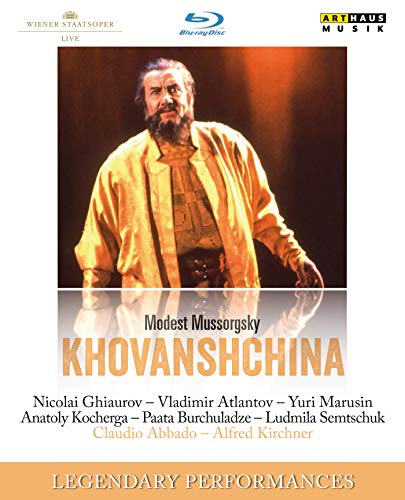 Mussorgsky, Modest (1839-1881) - Khovanshchina : A.Kirchner, Abbado / Vienna State Opera, Ghiaurov, Atlantov, Marusin, etc (1989 Stereo) - Import Blu-ray Disc